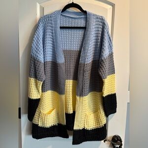 Colorful Striped Women's Sweater